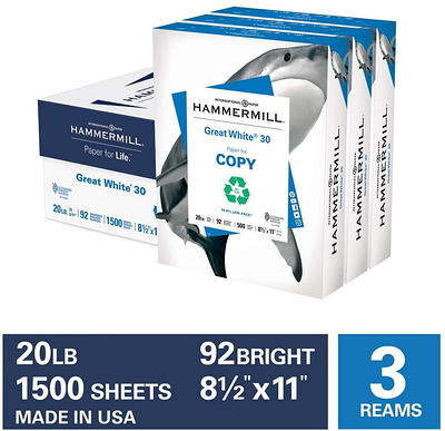 8-1/2 X 11 White Copy Paper (500 Sheets) by Paper Mart