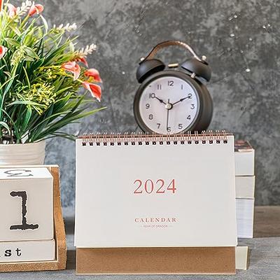  Didiseaon 2024 Decor Standing Flipped Calendar Monthly Calendar  Desk Calendar Table Calendar Standing Calendar Desktop Calendar New Year  Gift Office Classical Accessories Wooden : Office Products