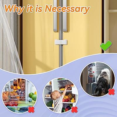 2 Pcs Baby Safety Fridge lock, Child Proof Refrigerator Freezer Door Lock,  Pr