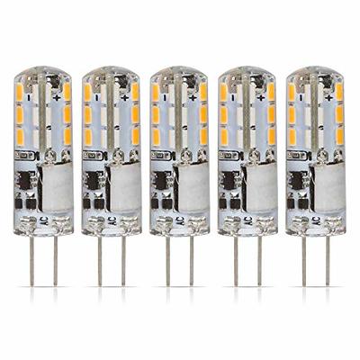 Simba Lighting LED G4 1.1W T3 10W Halogen Replacement JC Bi-Pin Base 12V  3000K Soft White, 5 Pack 