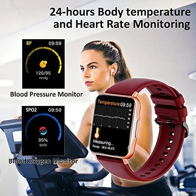 CODMETQL 2023 Smart Watch with Text and Bluetooth Call Receive/Dial Smart  Watch for Android iOS Phone Compatible IP67 Waterproof Fitness Activity  Tracker Watch Heart Rate Sleep Blood Pressure Monitor - Yahoo Shopping