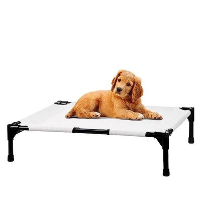  PETSARK Foldable and Portable Outdoor Dog Bed for Large Dog  Orthopedic Cooling Dog Bed for Medium Dog Washable Outdoor Dog Bed  Waterproof Cooling for Traveling : Pet Supplies