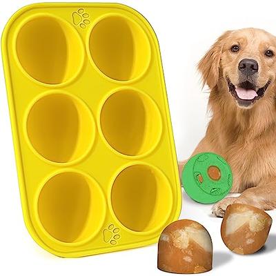 BABORUI 6 Cavities Silicone Dog Treat Molds for Woof Pupsicle Large Dog Toy,  Reusable Frozen Dog Treat Molds for Making Puppy Favorite Freeze Refill Ice  Popsicle Treats - Yahoo Shopping