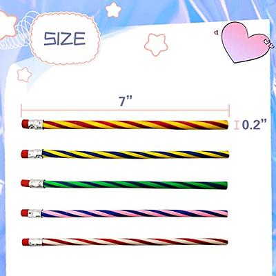 35 PCS Flexible Pencils,Soft Novelty Pencils,Soft Cool Fun Pencil with  Erasers for Children,Students,School Prizes,Classroom Supplies