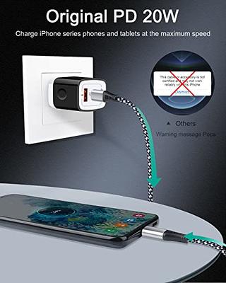 iPhone 20w Charger Compatible for iPhone Original Speed PD Fast