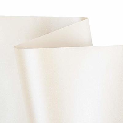 RUSPEPA Off White Matte Wrapping Paper - Solid Color Pearly Lustre Paper  Perfect for Wedding, Birthday, Christmas, Baby Shower - 30 Inches x 100 Feet