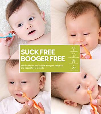 oogiebear Brite - Baby Nose Cleaner and Ear Wax Removal Tool. Baby Gadget  with Nighttime LED Light. Safe Snot Booger Picker for Newborns, Infants 