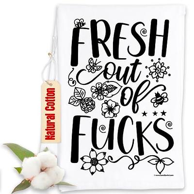 Fresh Out of Fucks - Funny Kitchen Towels Decorative Dish Towels with  Sayings, Funny Housewarming Kitchen Gifts - Multi-Use Cute Kitchen Towels - Funny  Gifts for Women - Yahoo Shopping