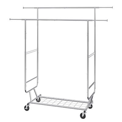 Chrome Commercial Folding Garment Rack