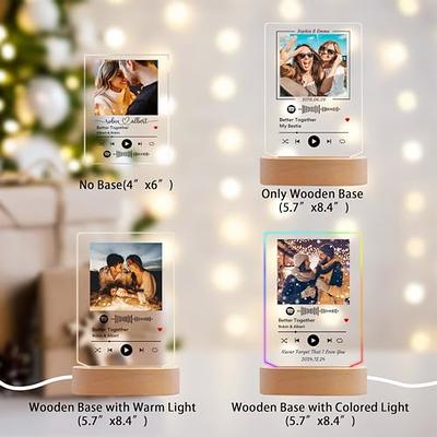  Songs Acrylic Custom Girlfriend Birthday Gifts, Personalized  Acrylic Plaque with Acrylic Stand Playlist Picture Frame Cute Boyfriend  Gifts Christmas Gifts : Home & Kitchen