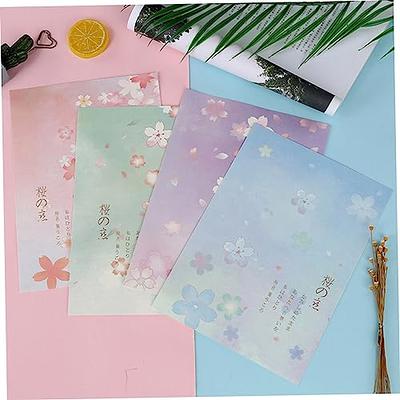 100 Stationery Writing Paper, with Cute Floral Designs Perfect for