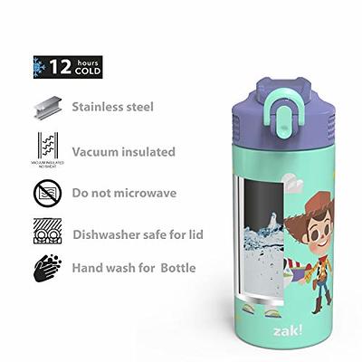 zak! Disney Toy Story 4 - Stainless Steel Vacuum Insulated Water Bottle -  14 oz - Durable & Leak Proof - Flip-Up Straw Spout & Built-In Carrying Loop  - BPA Free - Yahoo Shopping