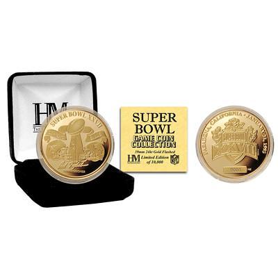 New Orleans Saints Framed Super Bowl Ticket and Game Coin Collection