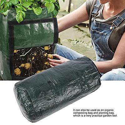 34/15 Gallon Garden Bag - Reuseable Heavy Duty Gardening Bags, Lawn Pool Garden Leaf Waste Bag