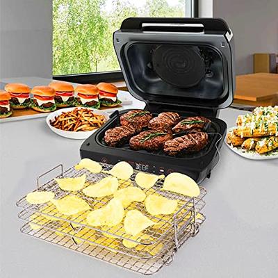 OUTXE Reusable Dual Silicone Air Fryer Liner for Ninja DZ201