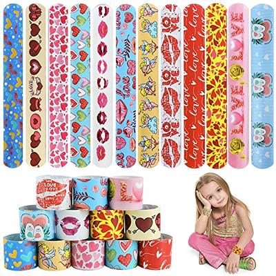 JDSTY Valentines day gifts - 48Pcs Valentines Slap Bracelets toys for Kids  School Class Classroom Valentines Day Cards Gifts Prizes Party Favors… -  Yahoo Shopping
