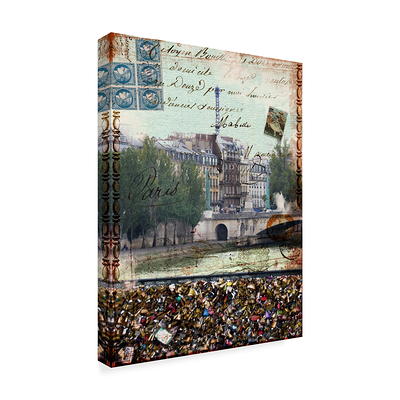 Trademark Fine Art 'Postcards of Paris IX' Canvas Art by Sandy Lloyd -  Yahoo Shopping