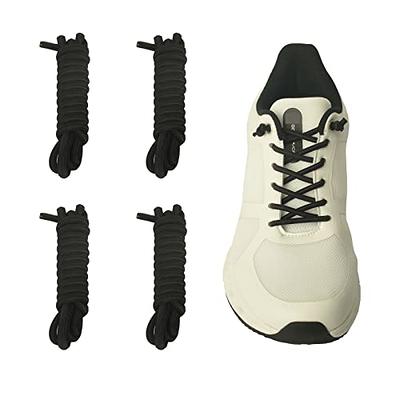 JZXFYSJYW Replacement Elastic Shoe Laces for Sneakers No Tie Speed Stretchy  Round Shoestrings for ON Cloud 2 Pairs (Black, 54 inch) - Yahoo Shopping