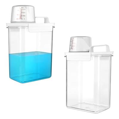 Generic Airtight Laundry Detergent Dispenser with Measuring Cup, Clear  Laundry Powder Detergent Storage Box, Washing Powder Container Storage  Bucket Plastic Detergent Box Laundry Room Organization,1100ML - Yahoo  Shopping