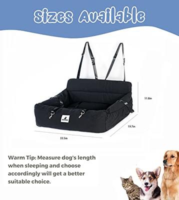 Secure Dog Car Seat with Anti-drop Hooks Waterproof Detachable