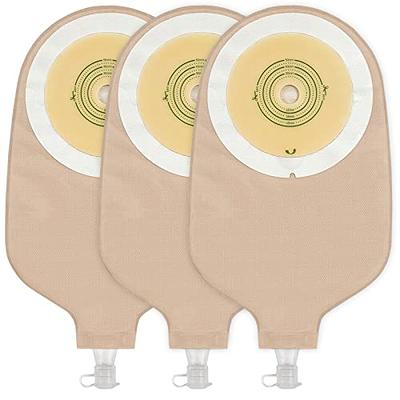 Ceeport 20 PCS Urostomy Bag Drainable Pouches with Measure Card