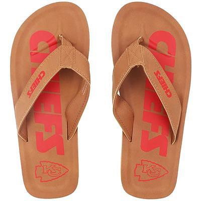 Men's FOCO Kansas City Chiefs Logo Slide Sandals