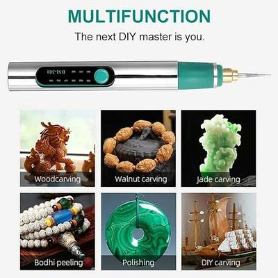 Electric Engraving Tool Kit, Usb Rechargeable Cordless Engraving Machine,  Electric Engraving Pen Mini Diy Micro Professional Engraver Machines, Stone
