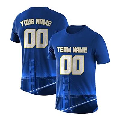 Custom Baseball Jerseys Printed, Personalized Your Name and Number  Button-Down Baseball Shirts For Men & Youth