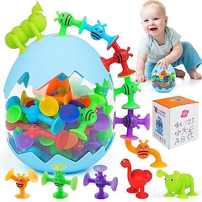 Bath Toys for Kids Ages 4-8 Years with Bathtub Toy Holder, Soft Silicone  Bath