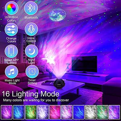 Galaxy Projector Star Projector Night Lights for Bedroom with Music Speaker  & Remote Control Work with Smart App & Alexa,Galaxy Light Projector for