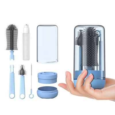 WHNL Rechargeable Electric Bottle Brush Cleaner Set with 3 Piece Silicone  Baby Bottle Brush Cleaner and Straw Cleaner Brush,BPA