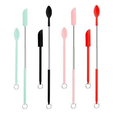 Mini Silicone Telescopic Spatula Makeup Spatula Scooping Spoon