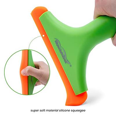 SetSail Shower Squeegee for Glass Doors, Flexible Silicone