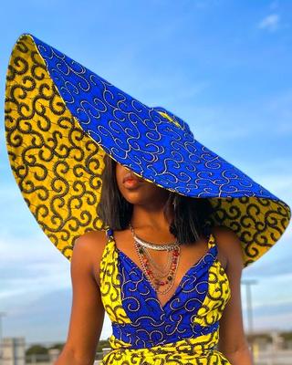 Ankara Oversized Sun Hat/Summer Hat/ Giant Big Floppy Hat/ Sun Visor Wide Brim  Beach Hats For Women /Headwrap - Yahoo Shopping