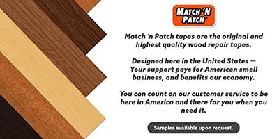 Match 'n Patch Realistic Wood Grain Repair Tape Dark Walnut