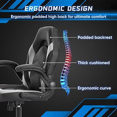 BRTHORY Office Chair Height-Adjustable Ergonomic Desk Chair with Lumbar Support, Breathable Mesh Computer Chair High Back Swivel