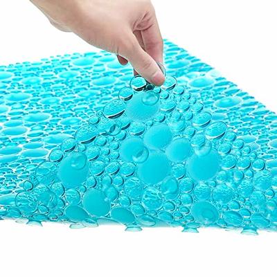 TEESHLY Bathtub Mats for Shower Tub Extra Long Non-Slip Bath Mat, 39 x 16 inch S