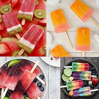 KTOJOY 200 Pcs Craft Sticks Ice Cream Sticks Natural Wood Popsicle