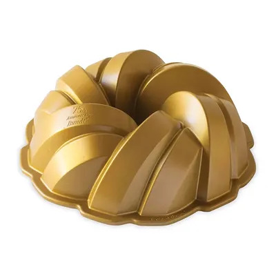 Nordic Ware Bundt Pan in Silver or Gold, 12-Cup & 6-Cup Sizes on