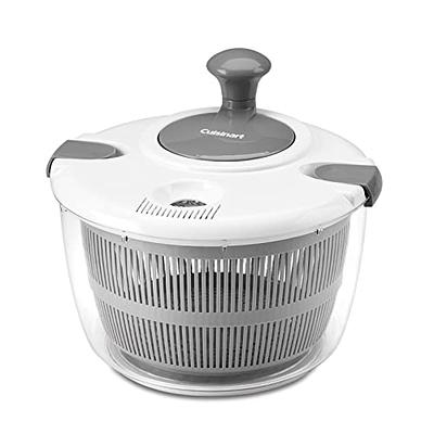 Large Pump Salad Spinner With Drain, Bowl, And Colander - Pump Multi-Use Lettuce  Spinner, Vegetable Dryer, Fruit Washer, Pasta And Fries Spinner - Yahoo  Shopping