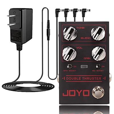 JOYO Bass High Gain Overdrive Effect Pedal and DC 9V Power Supply