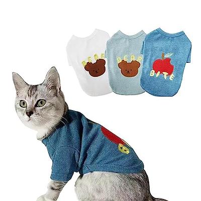 Printed Dog Pajamas Pet Clothes For Small Medium Dog Cat Puppy Button Shirts