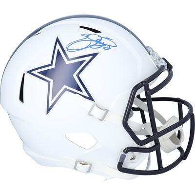 Ezekiel Elliott Autographed Cowboys Flat White Replica Full-Size