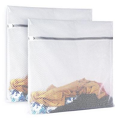 2 Pack Mesh Laundry Bag-2 XXL Oversize Delicates Laundry Bag-Extra