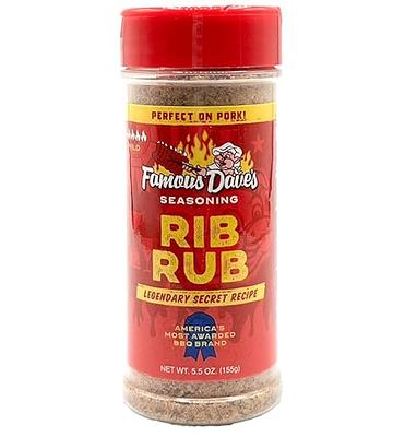 Famous Dave's Seasoning, Rib Rub, Legendary Secret Recipe, Perfect on Pork!  - Yahoo Shopping