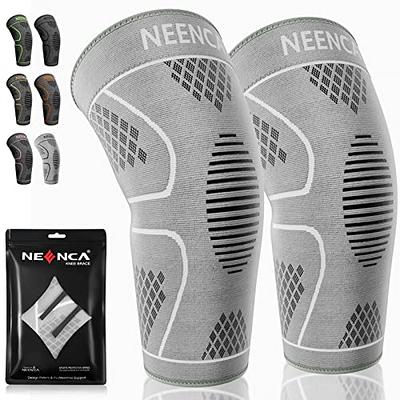 NEENCA Knee Braces for Knee Pain Women & Men -2 Pack Knee Sleeves