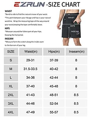 CRZ YOGA Men's Four-Way Stretch Workout Shorts - 7'' Soft Durable Casual  Athletic Shorts with Pockets Gym Running Hiking Black X-Small at   Men's Clothing store