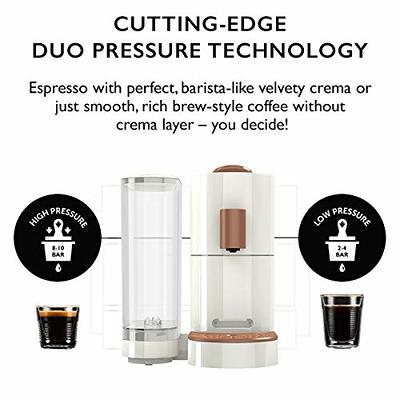 Shop K-fee Twins II Single Serve Coffee & Espresso Machine Black and Chrome