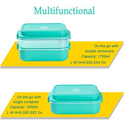 1700ml Bento Lunch Box Heat-resistance Food Box Microwave Oven