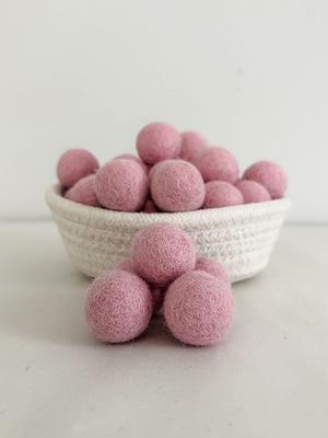 Pale Pink Felt Ball, 2.5 cm Diy Ball Garland, Wool Balls, Crafts, Sensory  Play, Flisat Loose Part, Baby Mobile - Yahoo Shopping